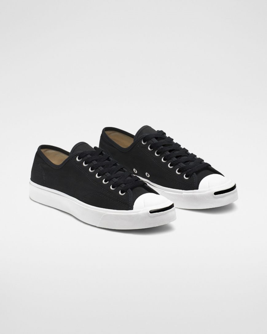 Tenisky Nizke Converse Jack Purcell Platene Panske Čierne Biele Čierne | SK LIRMY7